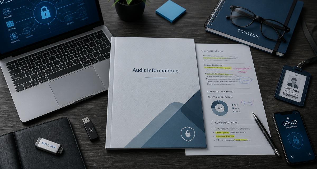 audit en informatique rapport et outils sur bureau