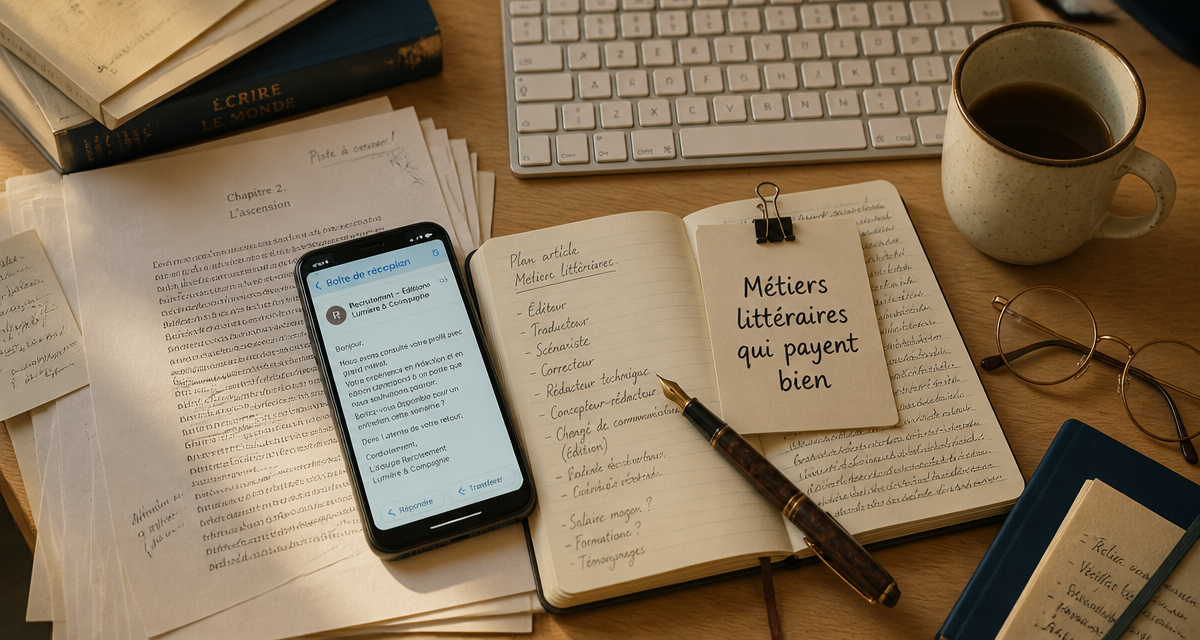 bureau metier litteraire qui paye bien