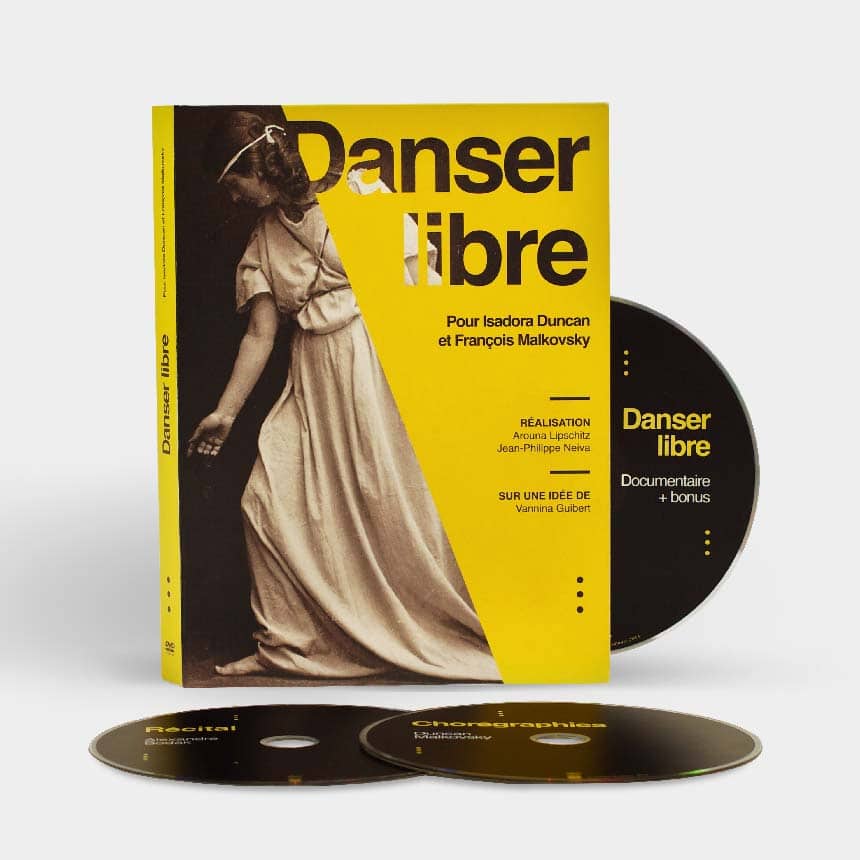 Danse libre livre et DVD sur la danse contemporaine pour Isadora Duncan, François Malkovsky, documentaire et bonus, production artistique mariée à la liberté.