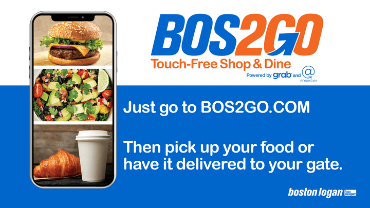 Smartphone displaying food delivery app with burger, salad, and drink images.