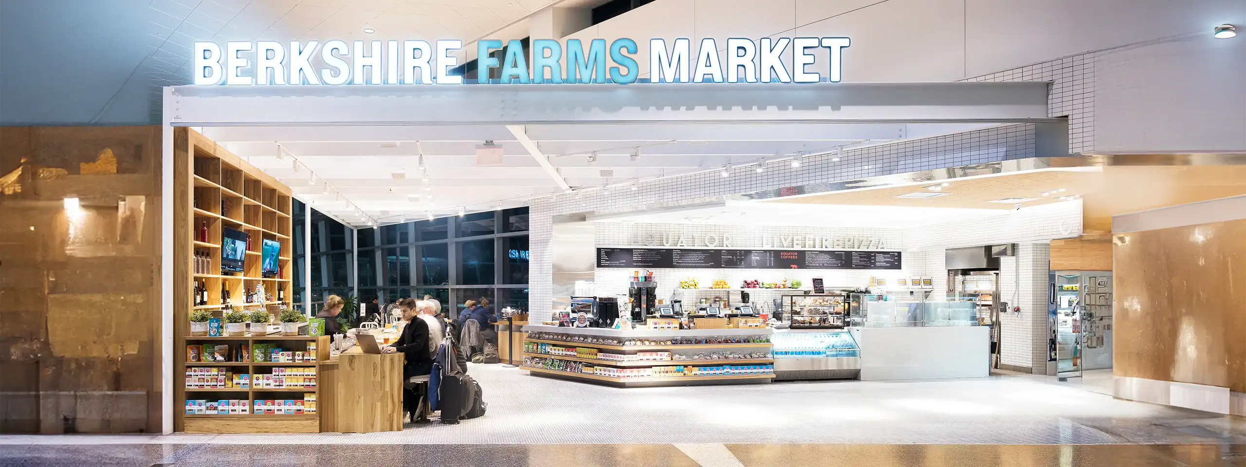 Berkshire Farms Market at Boston Logan International Airport (View from front)