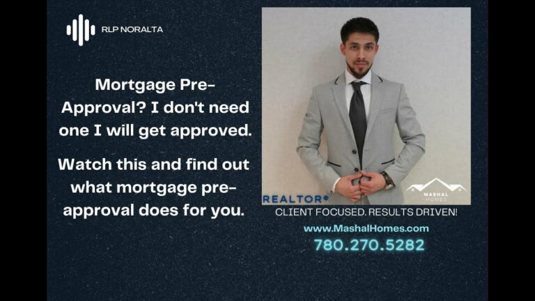 Mortgage pre-approval tips for Edmonton homebuyers from Mashal Homes.