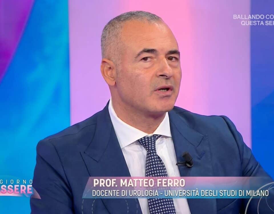 Il Prof. Matteo Ferro ospite di Buongiorno Benessere su Rai 1