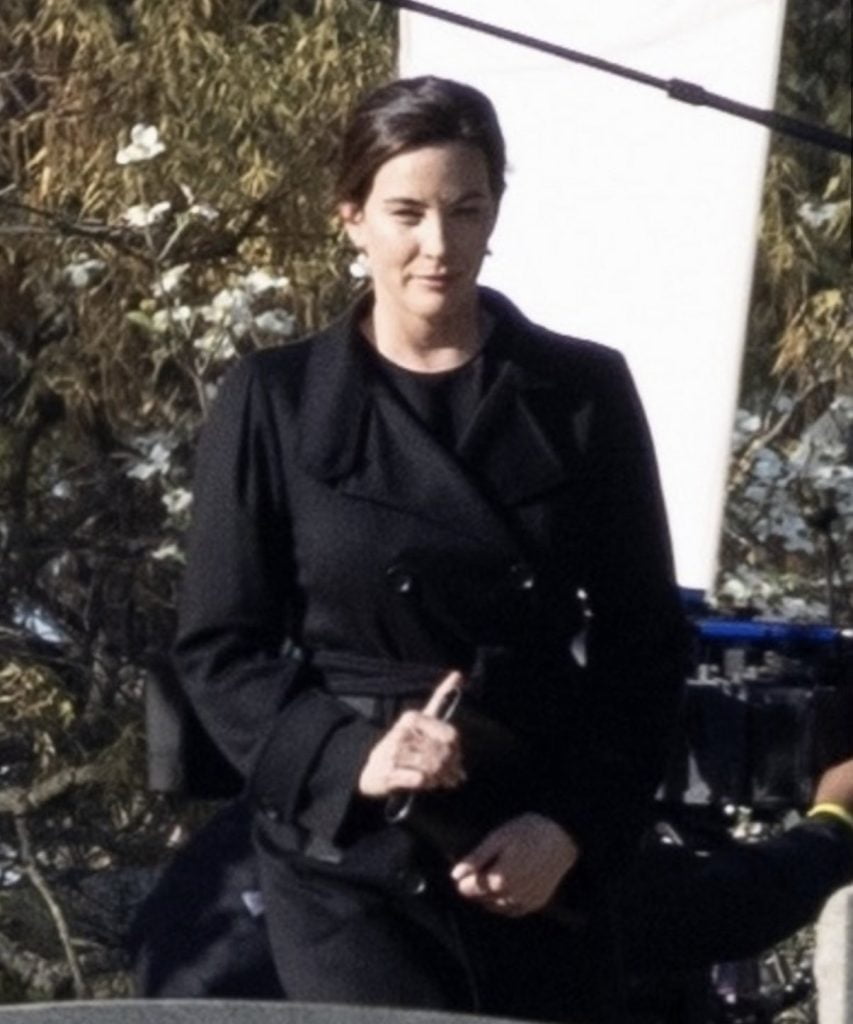 Liv Tyler and Anthony Mackie On The Set Of Captain America: New World Order