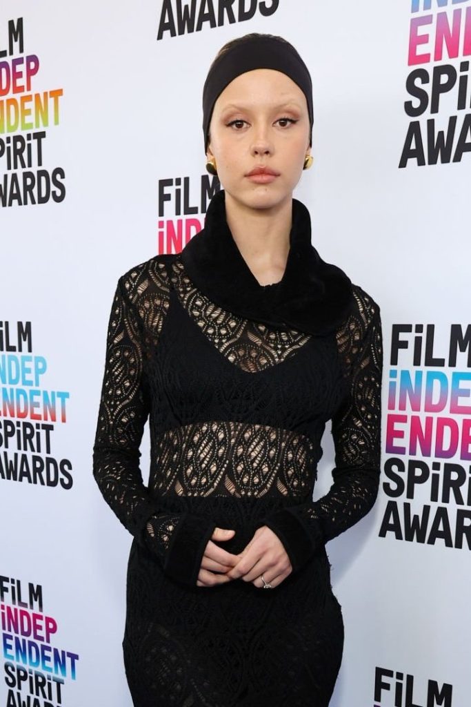 Mia Goth Wore A John Galliano Fall 1998 Gown At The 38th Annual Film Independent Spirit Awards