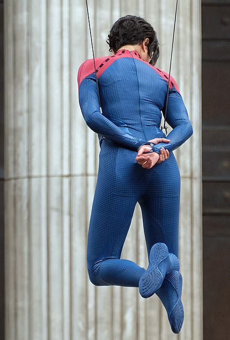 The Flash Sasha Calle As Supergirl Spotted In The City