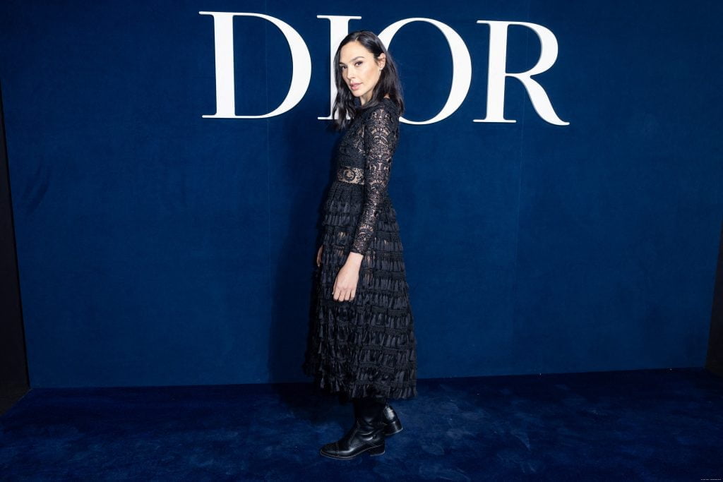 Gal Gadot Attends The Christian Dior Womenswear Fall Winter 2023-2024 In Paris (Images)