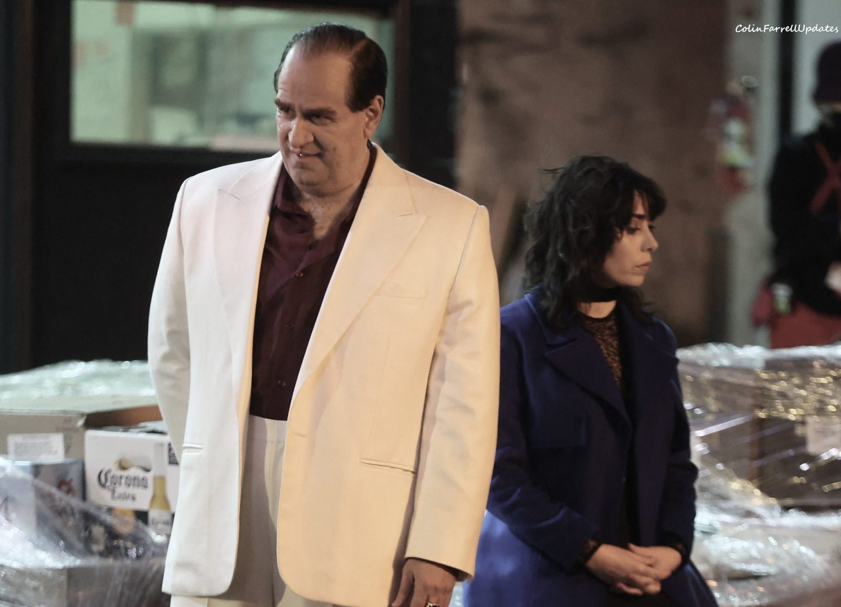 Colin Farrell and Cristin Milioti Were Spotted On The Set Of HBO Max's ‘The Penguin’ series