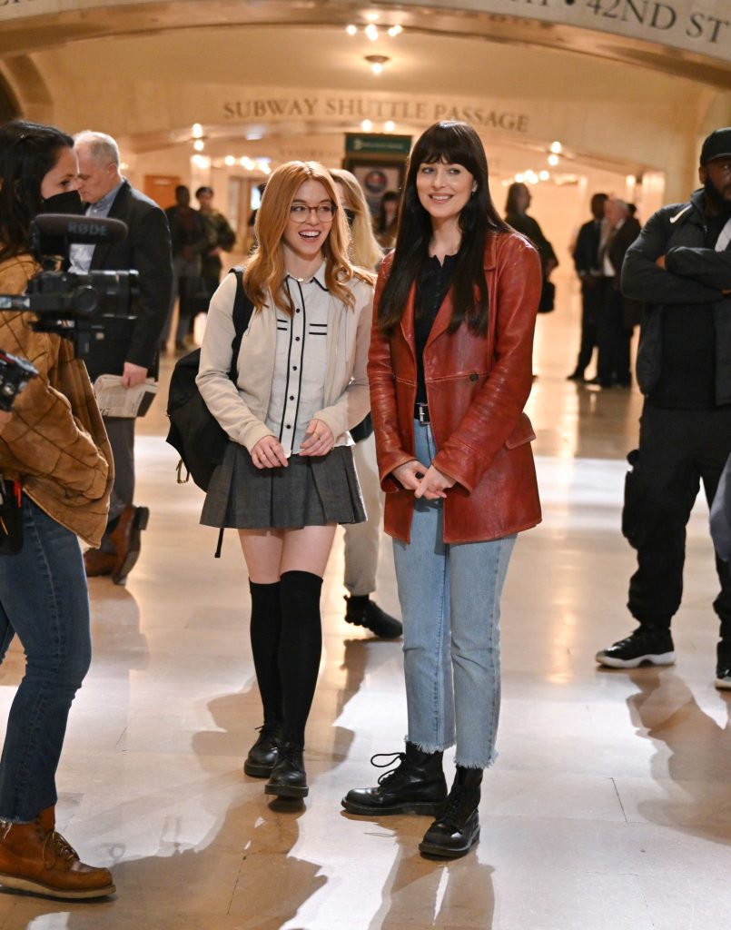 Dakota Johnson and Sydney Sweeney Spotted on the Set of Sony’s Madame Web