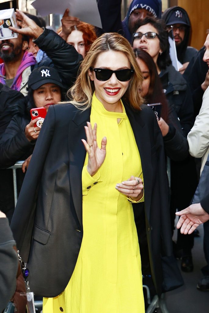 Elizabeth Olsen Appeared at the Promotion Of The 'Love & Death' In New York