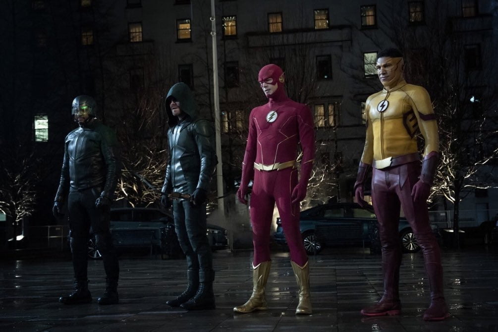 First Look at John Diggle, Green Arrow, The Flash, and Kid Flash From “The Flash” Season 9