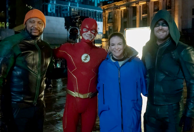 First Look at John Diggle, Green Arrow, The Flash, and Kid Flash From “The Flash” Season 9