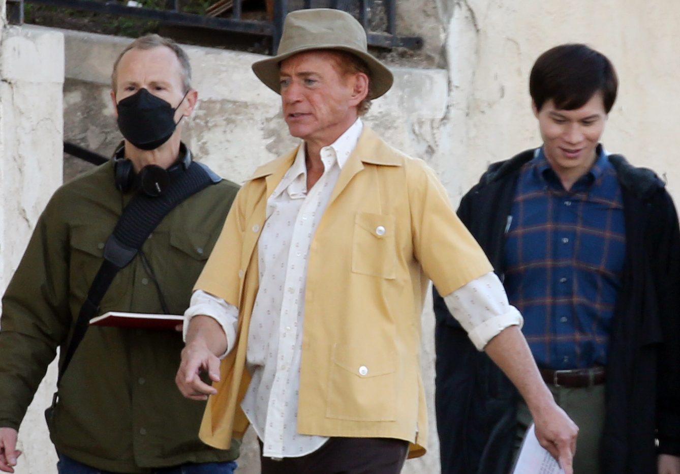 Robert Downey Jr. Looks Unrecognizable On The Set Of Park Chan-wook’s “The Sympathizer”