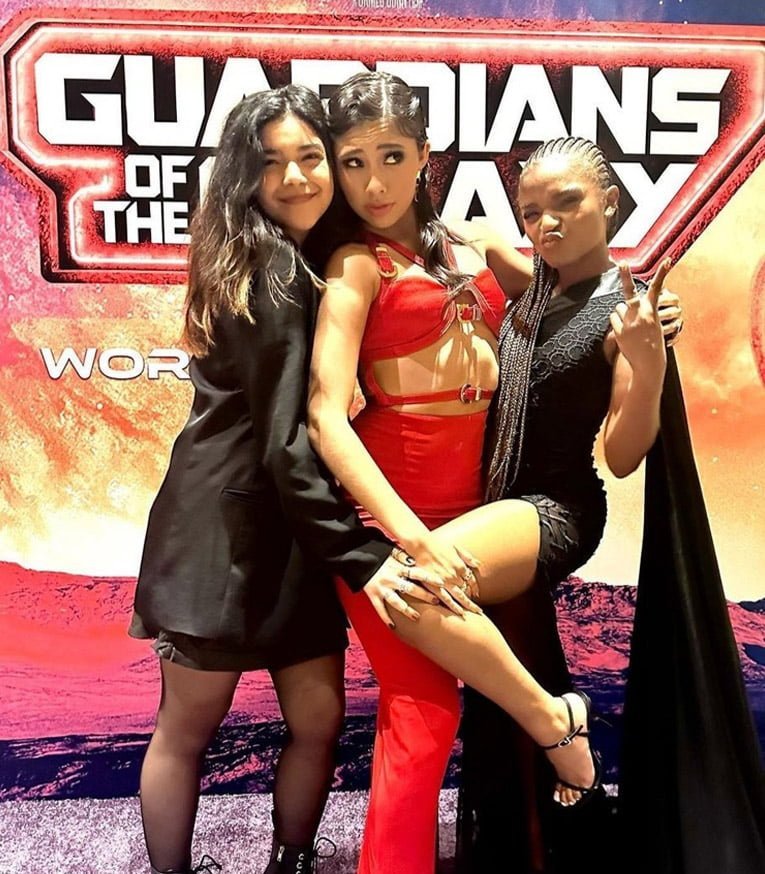 Xochitl Gomez Attends The World Premiere Of 'Guardians of the Galaxy Vol. 3'