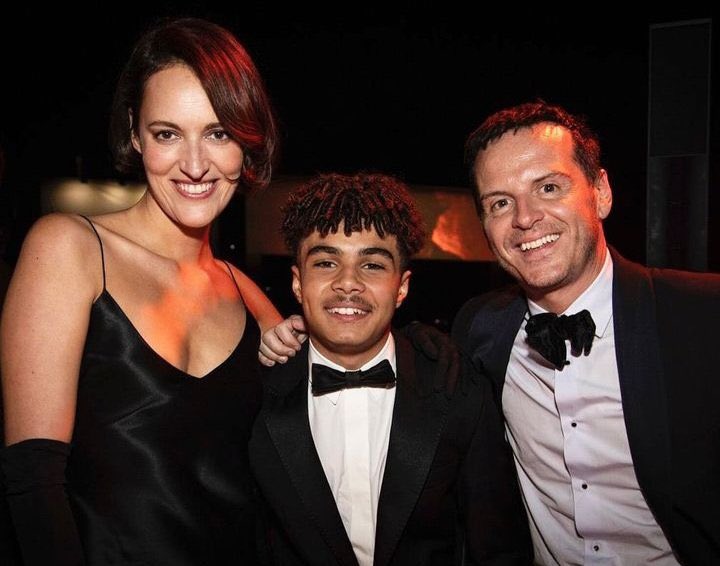 Phoebe Waller-Bridge, Ethan Isidore, and Andrew Scott at the 76th Cannes Film Festival