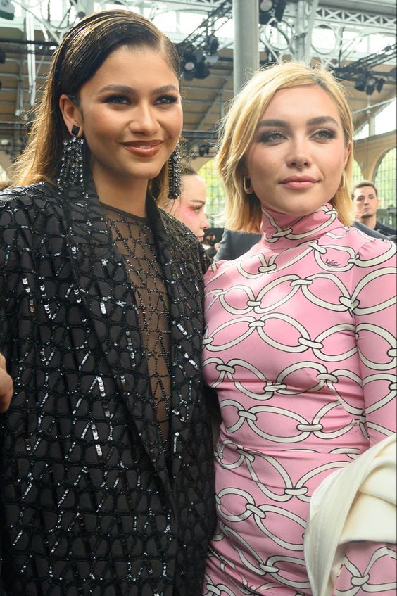 Zendaya Attends Valentino Womenswear Spring/Summer 2023 In Paris