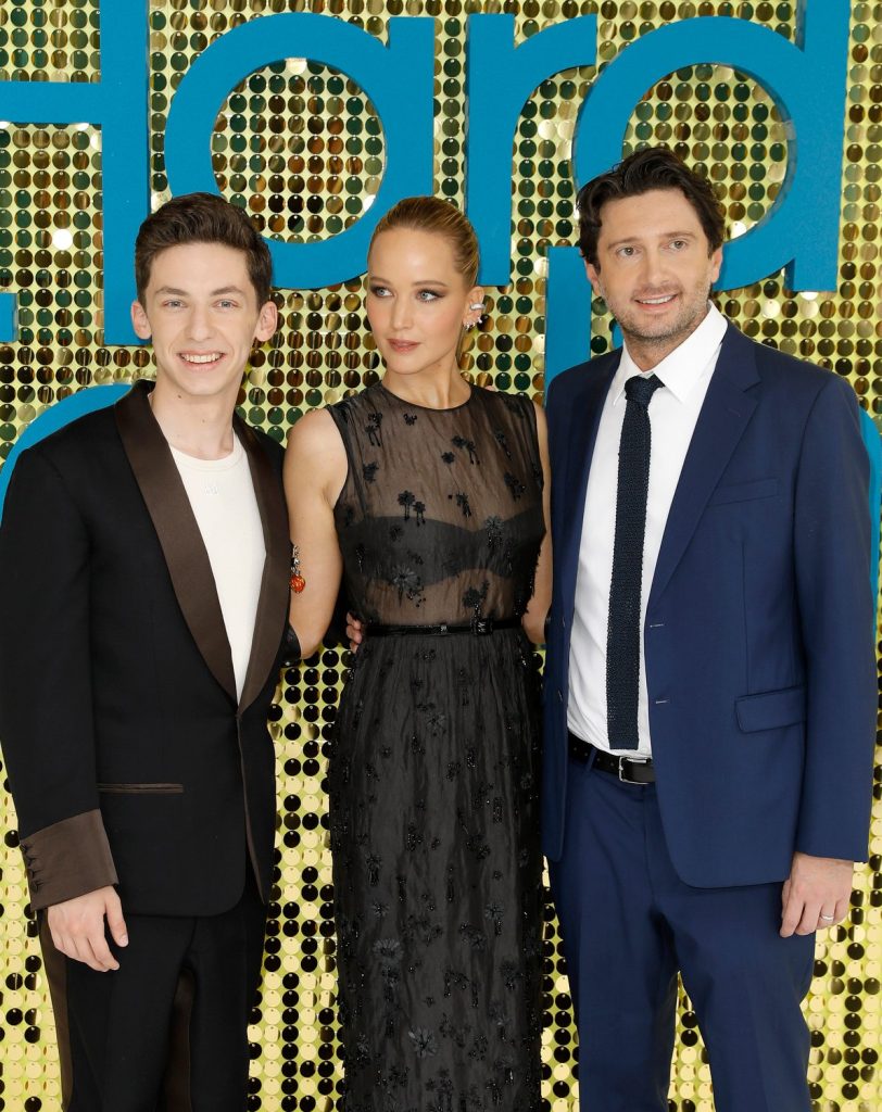 Jennifer Lawrence and Andrew Barth Feldman Attend the Red Carpet