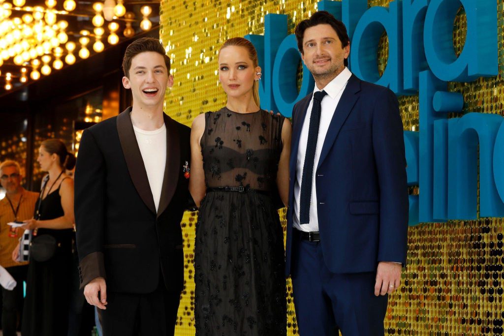 Jennifer Lawrence and Andrew Barth Feldman Attend the Red Carpet