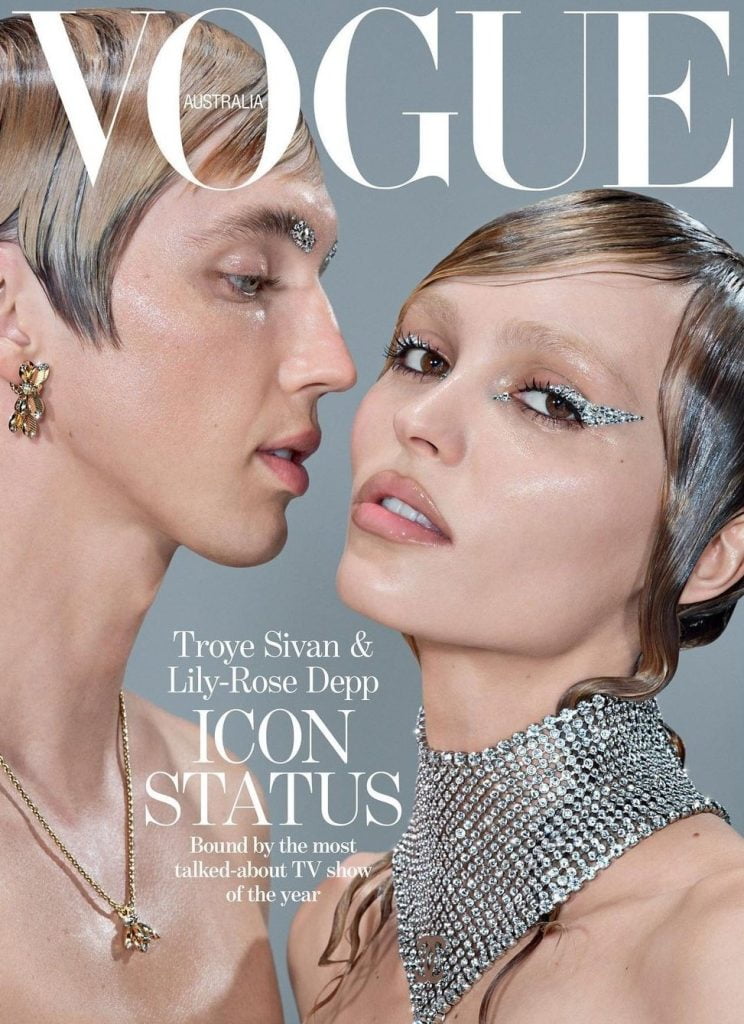 Lily-Rose Depp and Troye Sivan Cover Vogue Australia's July 2023 Issue