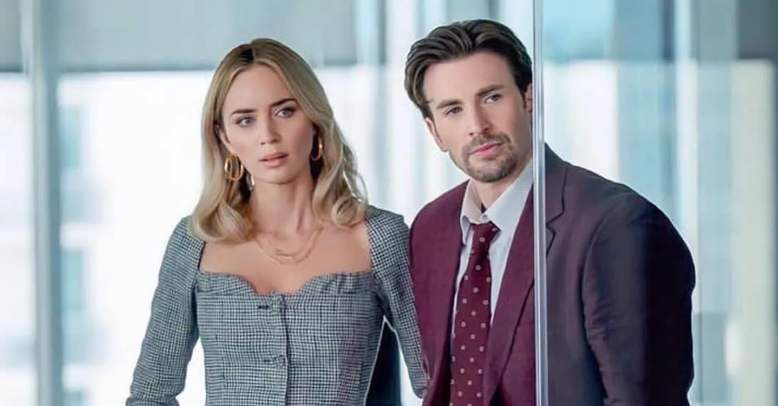 First Look: Chris Evans and Emily Blunt in David Yates' 'Pain Hustlers'