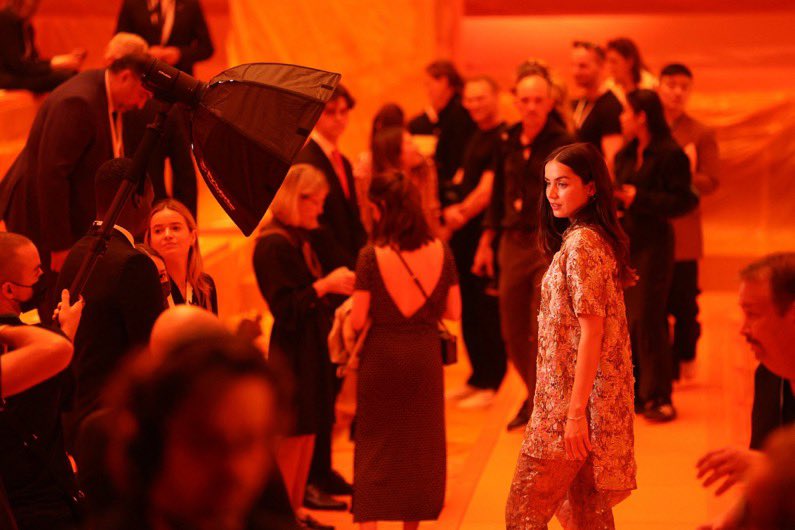 Ana de Armas Spotted at the Louis Vuitton Women's Spring/Summer 2024 Show in Paris