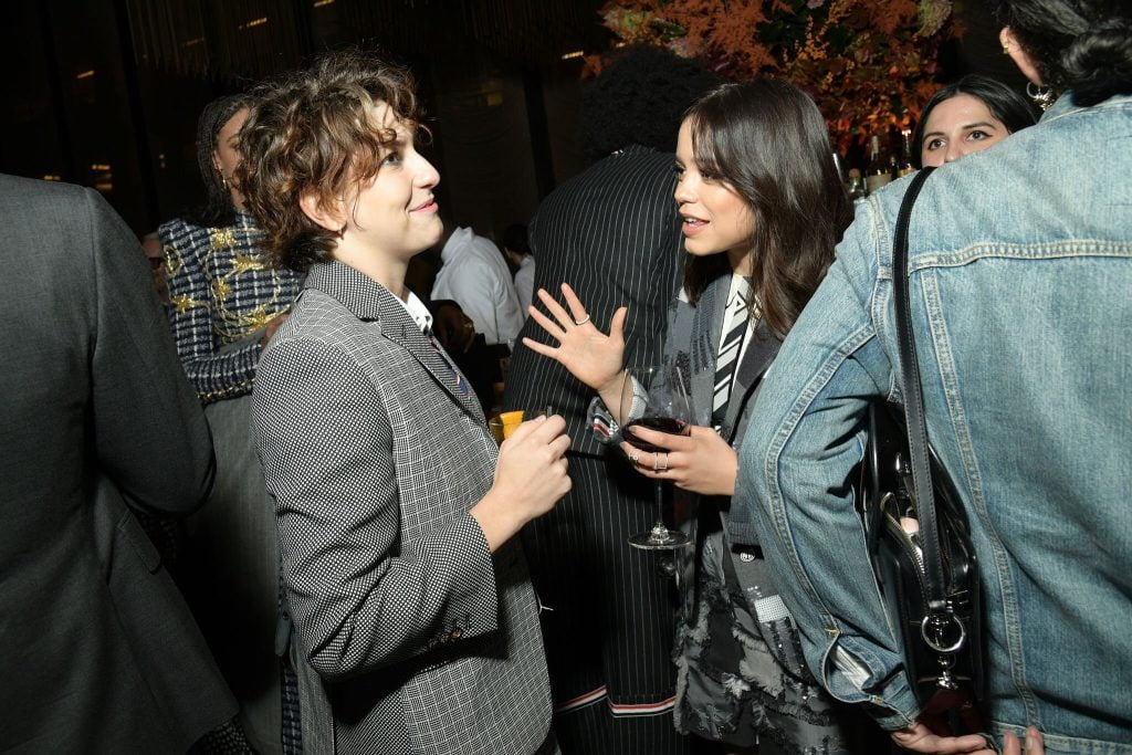 Jenna Ortega's Preppy Chic Look at Thom Browne's 20th Anniversary Dinner in New York City
