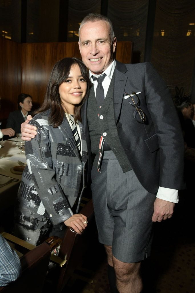 Jenna Ortega's Preppy Chic Look at Thom Browne's 20th Anniversary Dinner in New York City