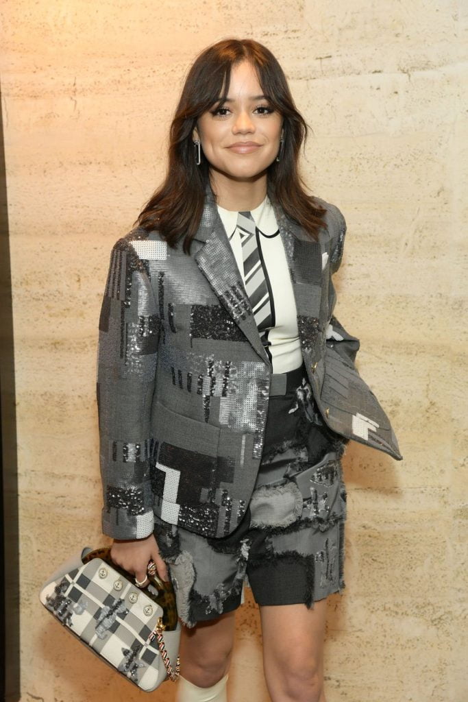 Jenna Ortega's Preppy Chic Look at Thom Browne's 20th Anniversary Dinner in New York City