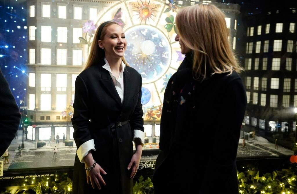 Jennifer Lawrence at Dior Carousel of Dreams Unveiling, Saks Fifth Avenue