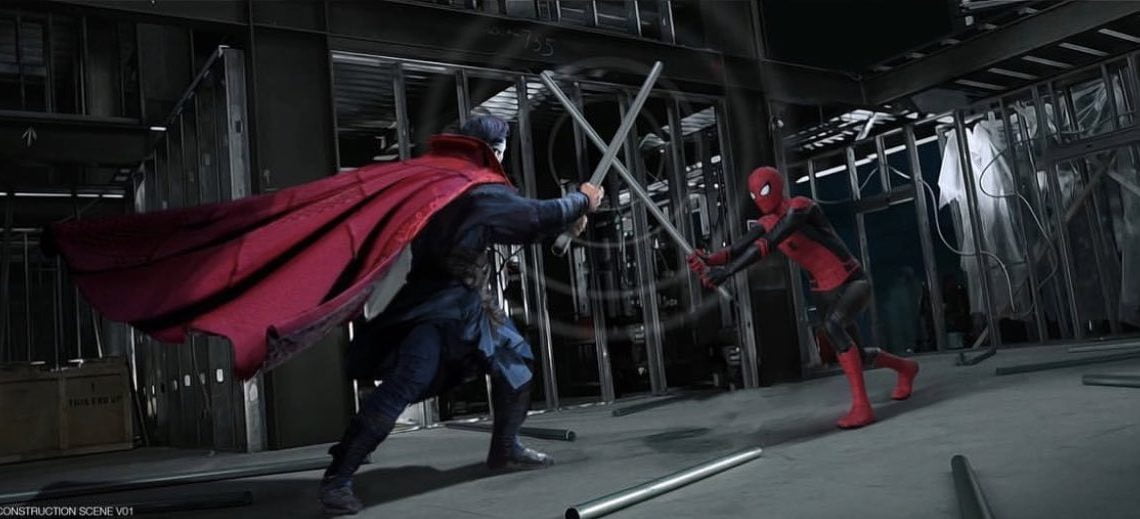New Concept Art Reveals Spider-Man and Doctor Strange Fighting Across Raimi's Universe in 'Spider-Man: No Way Home'