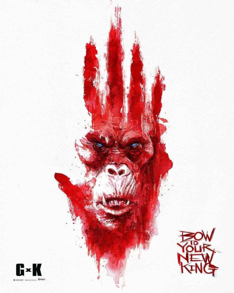 Skar King Dominates in New Poster for 'Godzilla x Kong: The New Empire'
