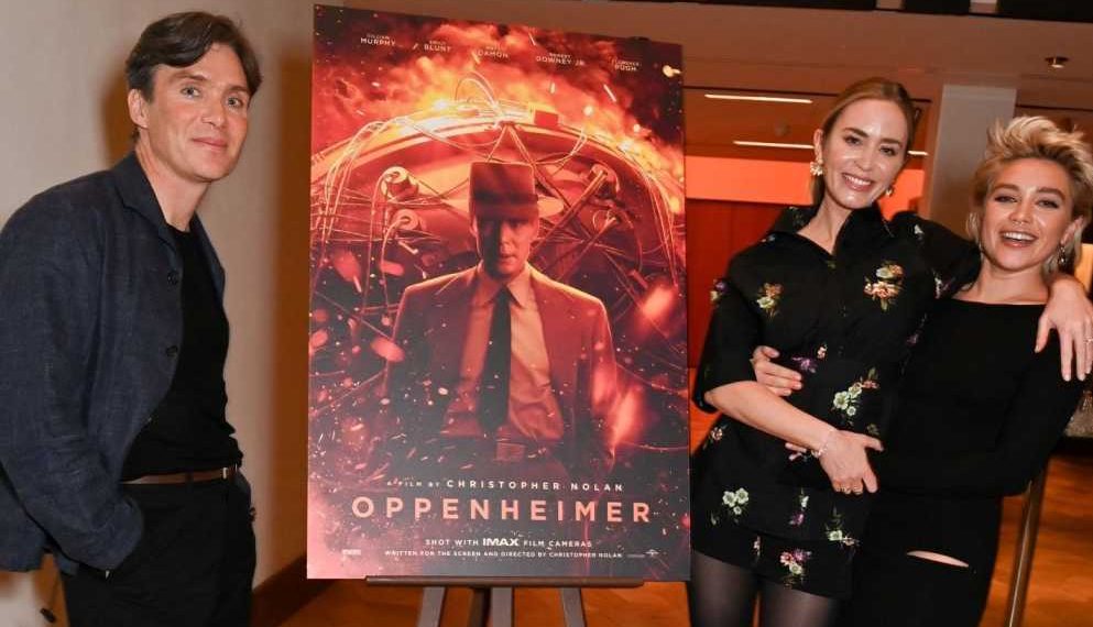 Cillian Murphy Emily Blunt and Florence Pugh were Spotted at a BAFTAs screening