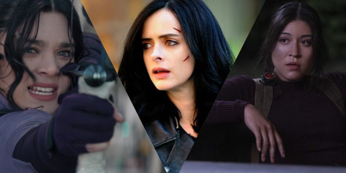 Kate Bishop, Echo, and Jessica Jones