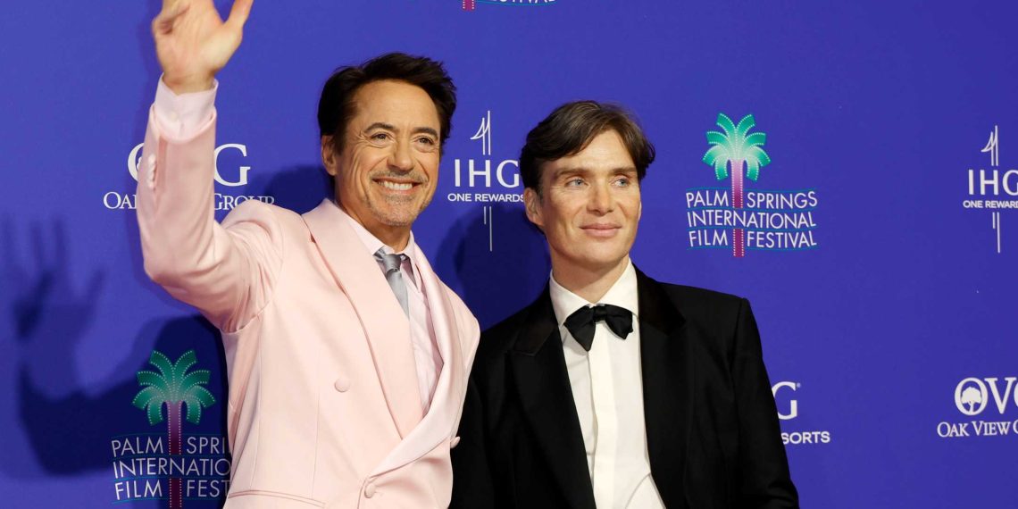 Robert Downey Jr. and Cillian Murphy Attend the 2024 Palm Springs Film Festival