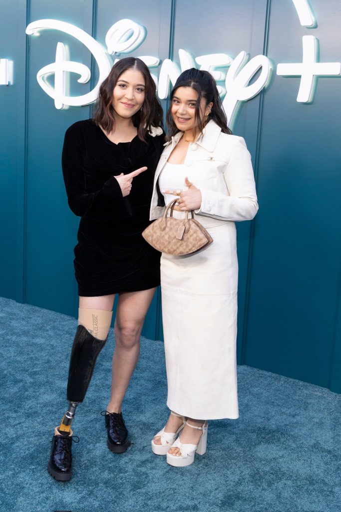 Iman Vellani and Alaqua Cox at the Hulu on Disney+ Launch Party (Images)