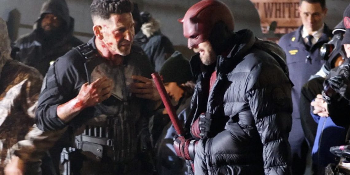 First Look: Jon Bernthal's The Punisher and Charlie Cox's Daredevil Spotted on the Set of 'Daredevil: Born Again'