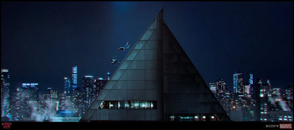 Tom Holland's Spider-Man vs. Ezekiel Sims: Concept Art from Original Sony's 'Madame Web' Draft