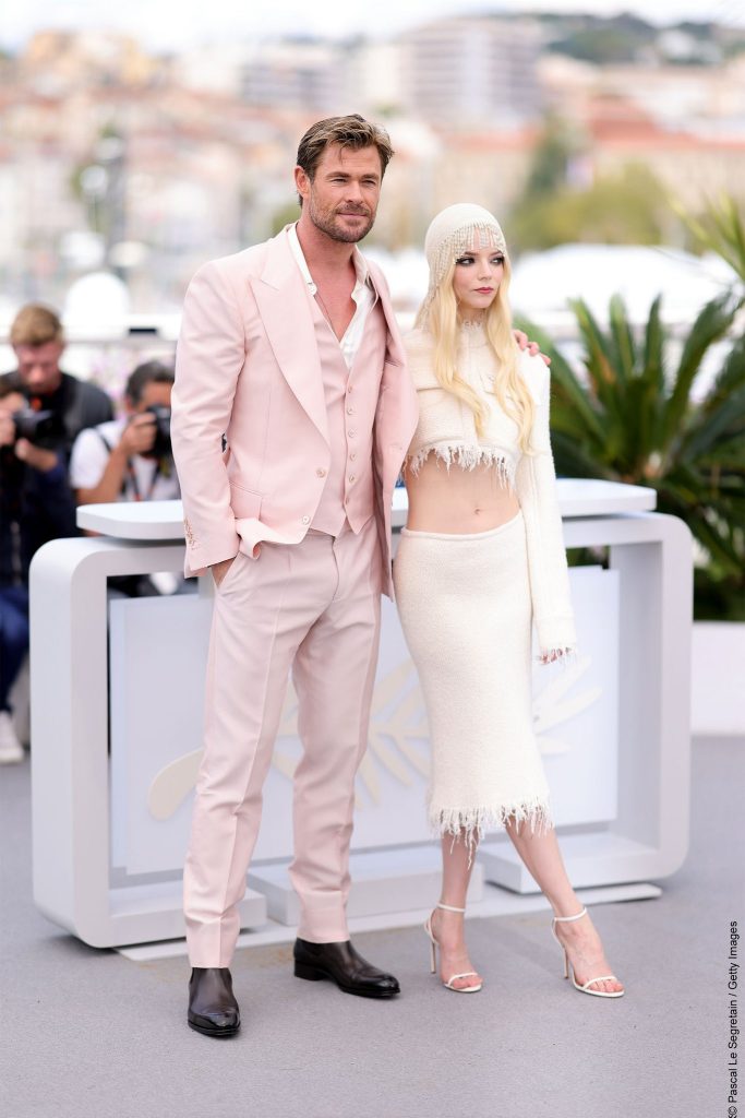 Chris Hemsworth and Anya Taylor-Joy at 'Furiosa: A Mad Max Saga' Photocall at the 77th Annual Cannes Film Festival in France