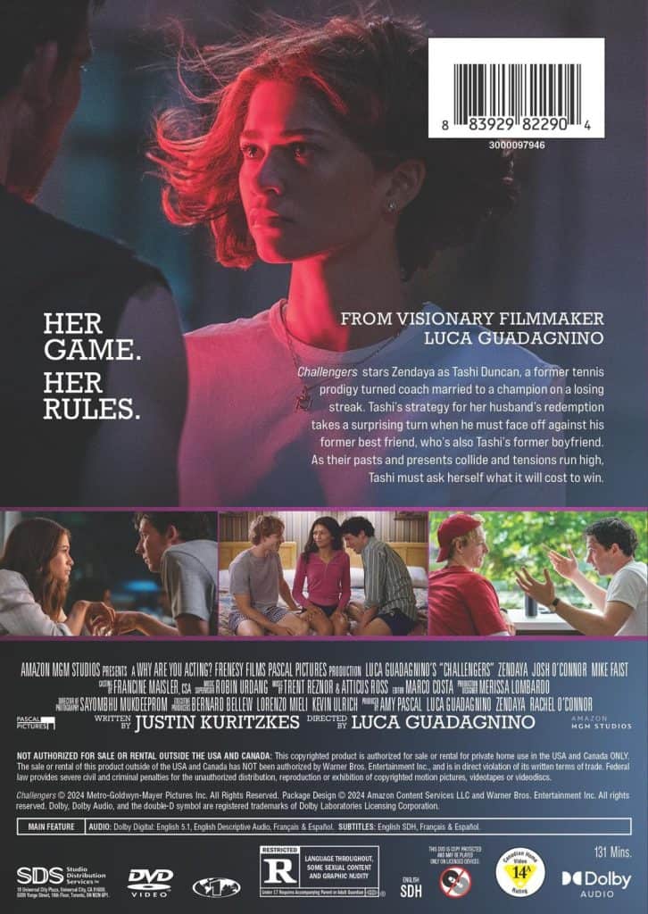 'Challengers' DVD