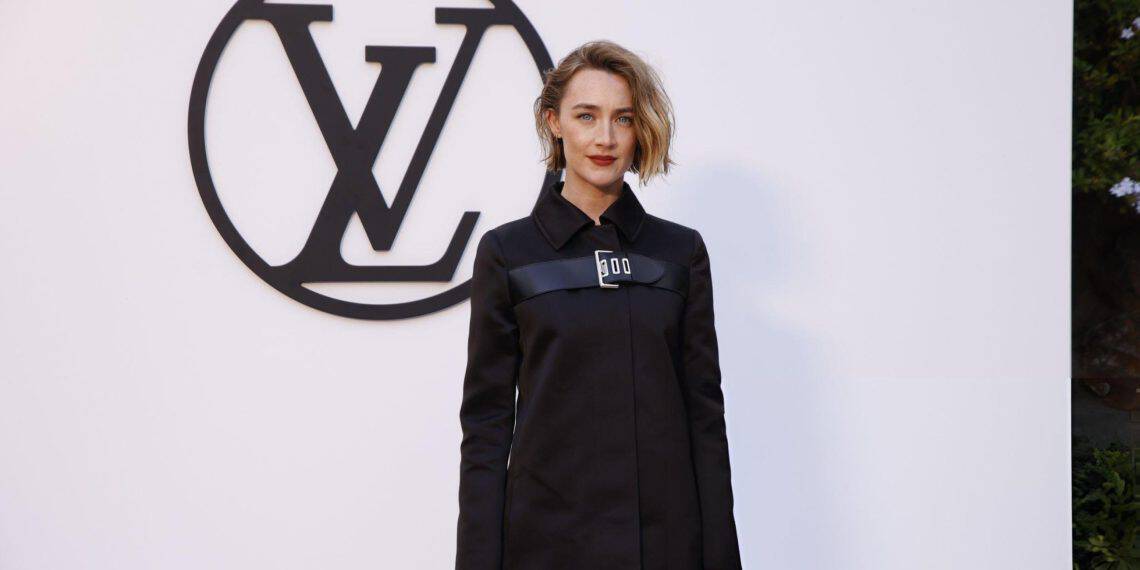 Saoirse Ronan Attends the Louis Vuitton Cruise 2025 Fashion Show in Barcelona