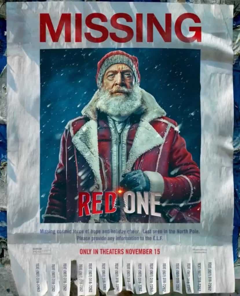 First Poster for 'Red One' Starring Dwayne Johnson