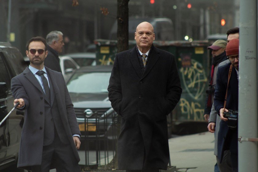 Charlie Cox and Vincent D'Onofrio — who play Daredevil and Kingpin in the upcoming Marvel series 'Daredevil: Born Again'