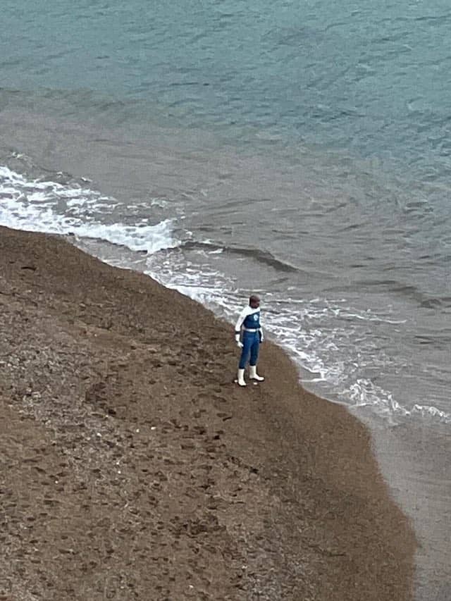 New Look at Joseph Quinn as Johnny Storm on the Set of Marvel's The Fantastic Four: First Steps