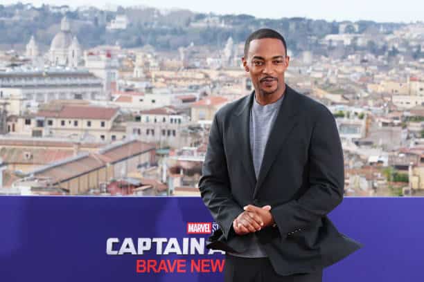 Anthony Mackie Captain America: Brave New World press tour