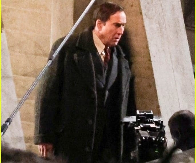 Nicolas Cage Spider-Noir filming Spider-Noir Los Angeles