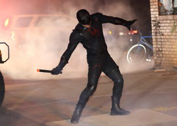 Charlie Cox Spotted in Daredevil's Black Suit on the Set of Daredevil: Born Again Season 2!