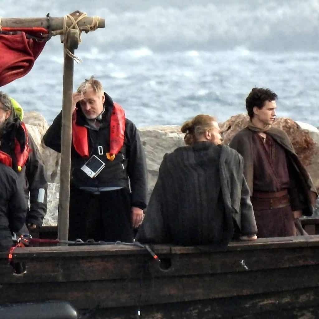 First Look: Tom Holland & Christopher Nolan Spotted on the Set of The Odyssey in Greece