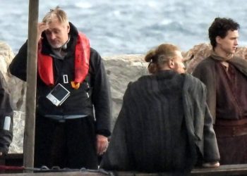 First Look: Tom Holland & Christopher Nolan Spotted on the Set of The Odyssey in Greece