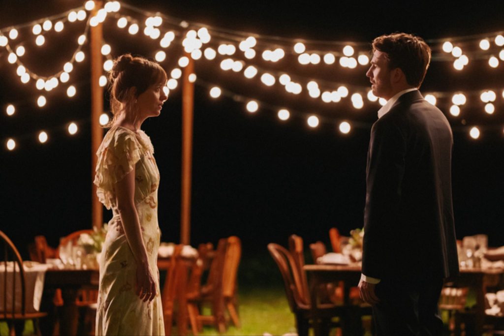 The Materialists VOD release date is set for July 15, 2025. Watch Celine Song's new film starring Dakota Johnson, Pedro Pascal, and Chris Evans on Amazon, iTunes, Vudu, and more.