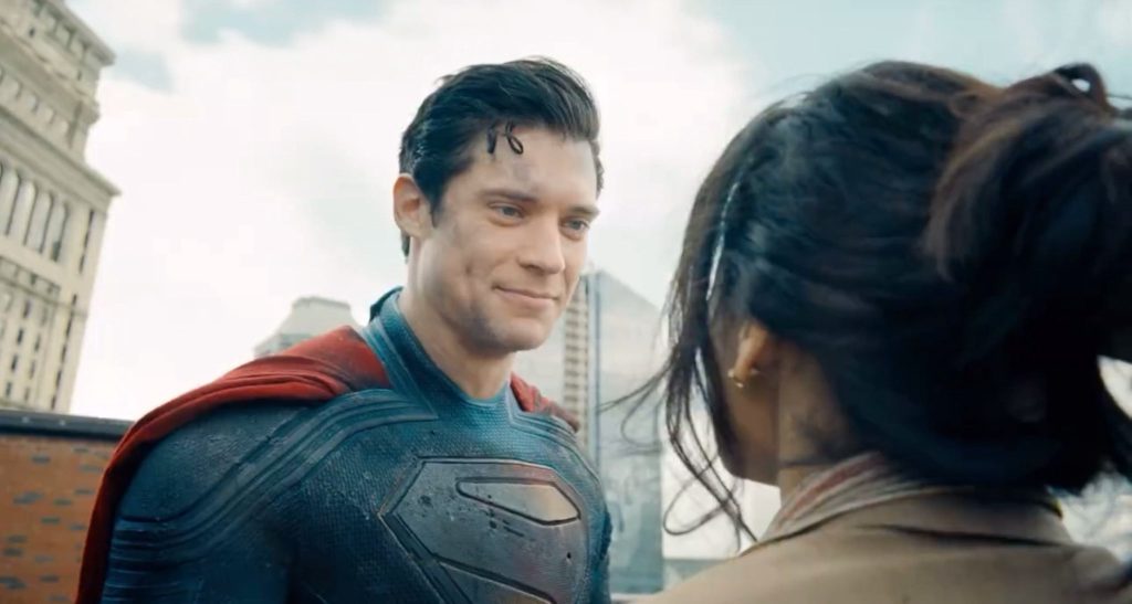 James Gunn's superman still.